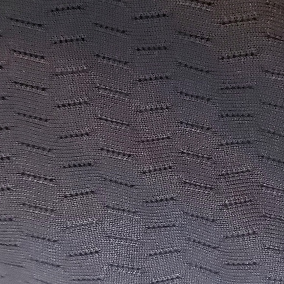 Givenchy Sport Eyelet Knit V Neck Sweater Ribbed Knit Cuffs Vintage Size 42 - Picture 5 of 6